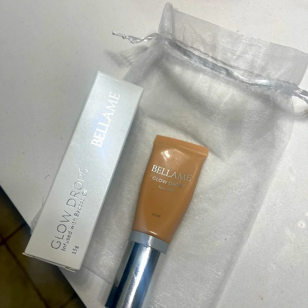 BELLAME GLOW DROPS - ROSE GOLD- NEW - Picture 3 of 10